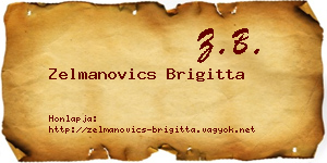 Zelmanovics Brigitta névjegykártya
